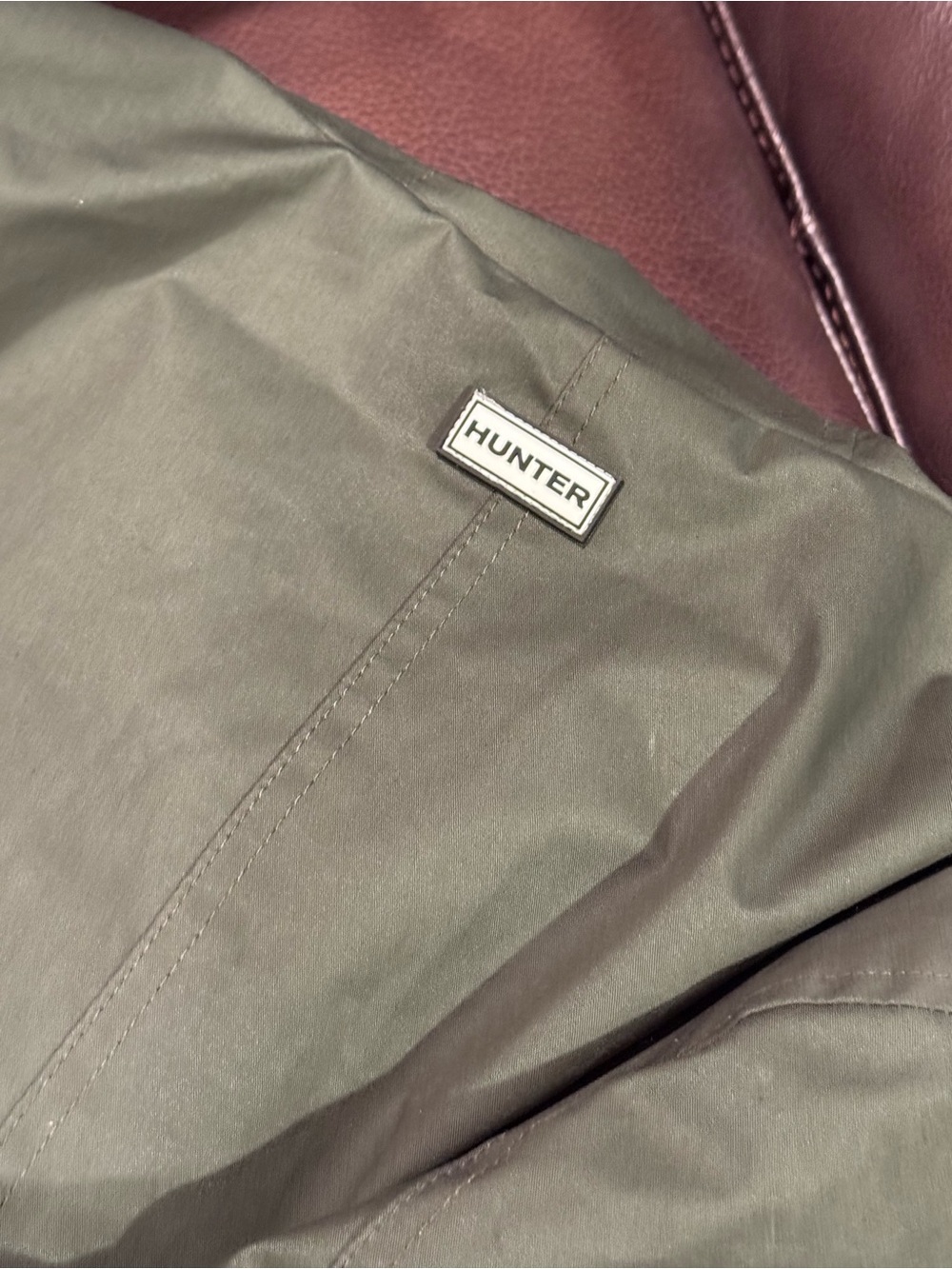 Hunter Women's Hooded Coat in Olive - Picture 15 of 15